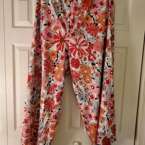 SHEIN Multicolor Floral Pajama Pants